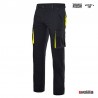 Pantalón stretch bicolor Velilla Ref. 103008S - Negro/Amarillo