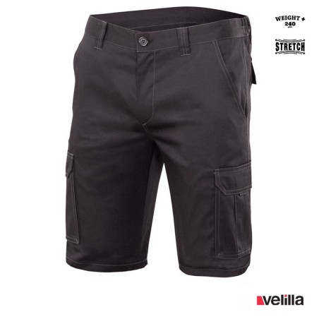 Bermuda Stretch multibolsillos Ref. 103009S - Negro