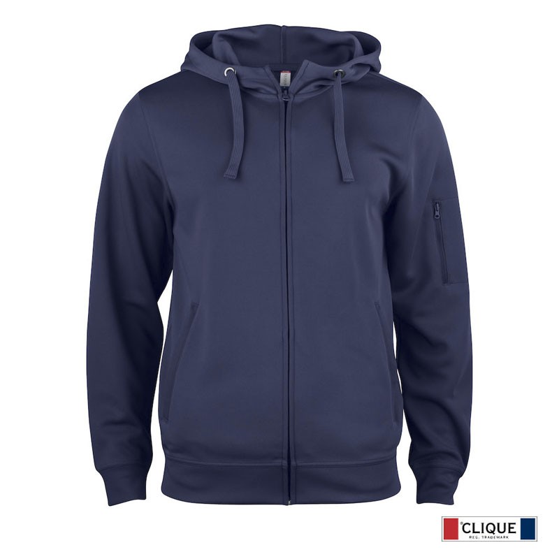 Sudadera Clique Basic Active Hoody Full Zip 021014-580