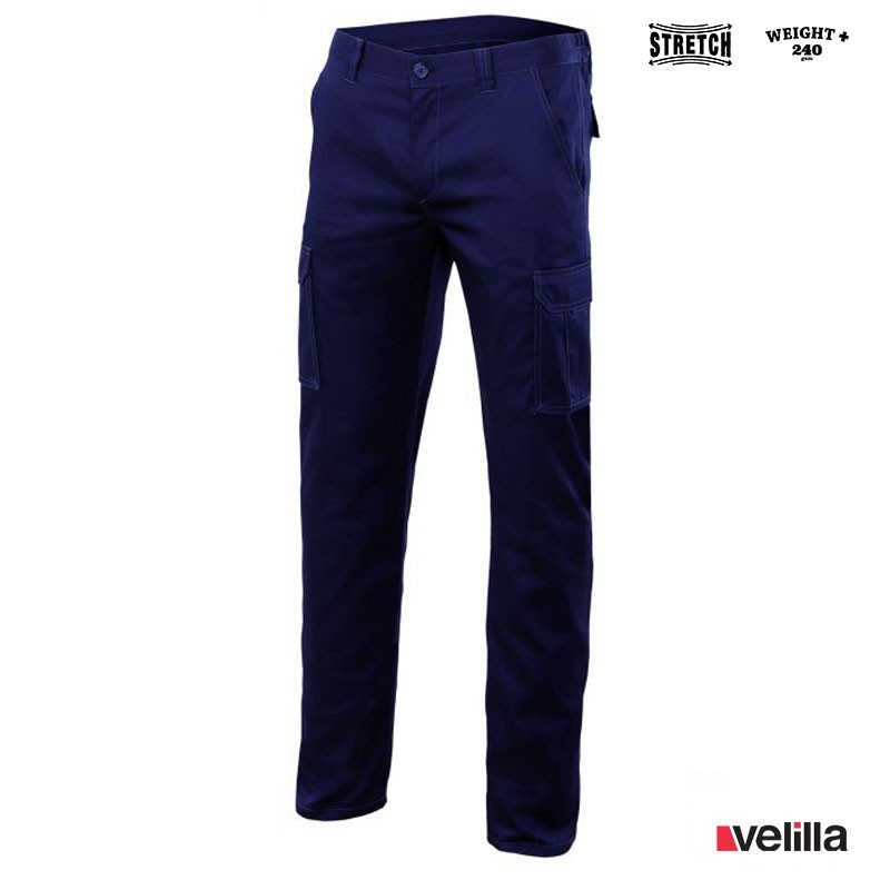 Pantalón Stretch forrado Velilla Ref. 103015S - Marino