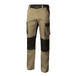 Pantalón bicolor Velilla Ref. 103020B - Beige