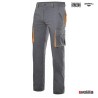 Pantalón stretch bicolor Velilla Ref. 103024S - Gris/Naranja