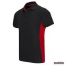 Polo bicolor Velilla Ref. 105504 - Negro/Rojo