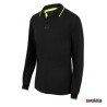 Polo bicolor ML Velilla Ref. 105515 - Negro/Amarillo