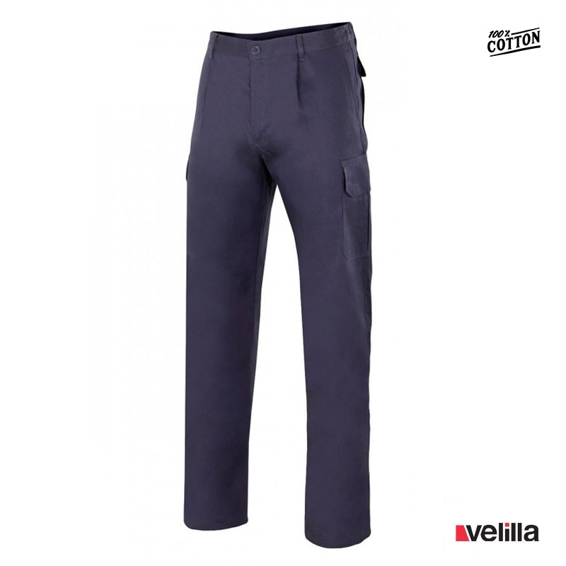 Pantalón algodón Velilla Ref. 343 - Marino