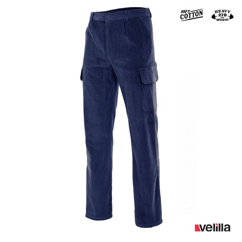 Pantalón pana Velilla Ref. 380 - Marino