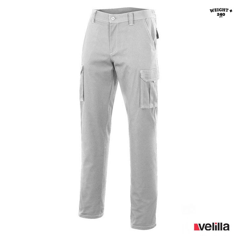 Pantalón multibolsillos Velilla Ref. 103001 - Blanco