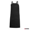 Delantal canvas peto Velilla Negro-Gris