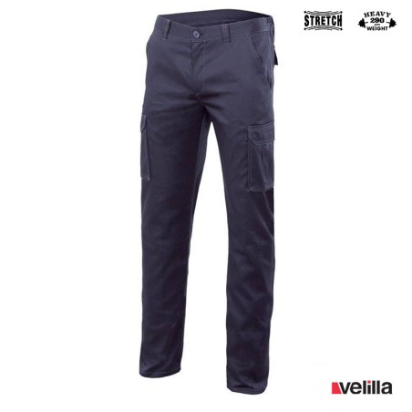 Pantalón Stretch multibolsillos Velilla Ref. 103005S - Marino