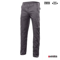 Pantalón Stretch multibolsillos Velilla Ref. 103005S - Gris